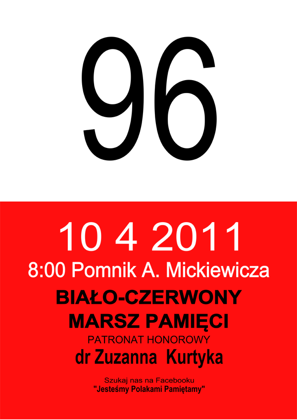 biało-czerwony marsz pamięci biało-czerwony marsz pamięci 10 4 2011