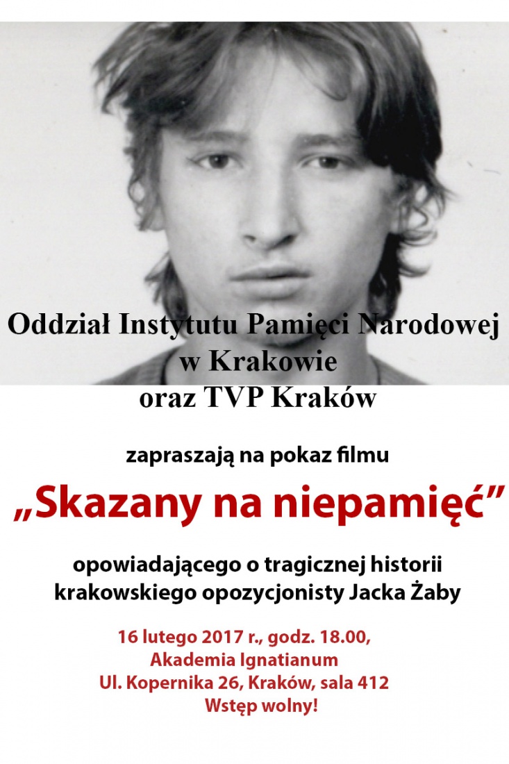 Skazany na niepamięć