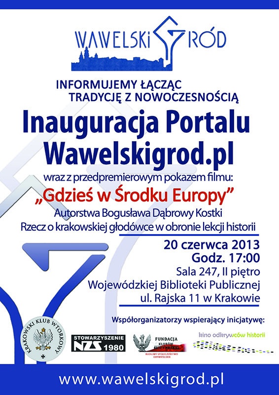 Inauguracja Portalu Wawelskigrod.pl