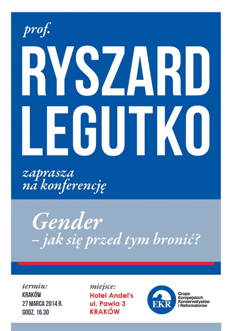 Konferencję „Gender – jak się przed tym bronić?”