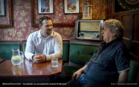 Gościem Klubu był Michał Drewnicki (wiceprzewodniczący Rady Miasta Krakowa, kandydat na prezydenta Krakowa). - kkw 30.06.2026 drewnicki fot© leszek jaranowski 001